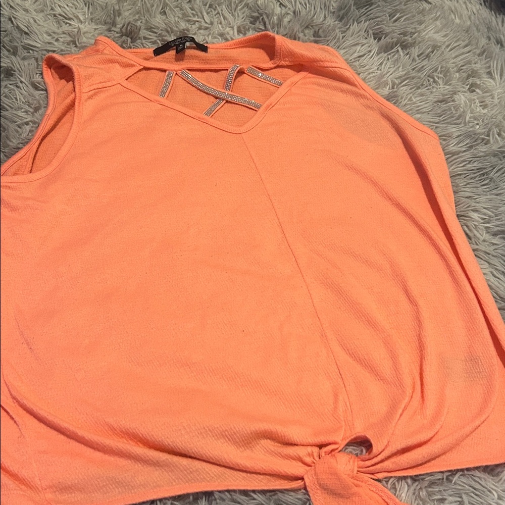 Louis Paris  Tank Top with sliver lined